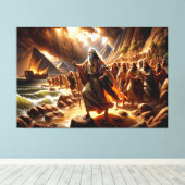 Moses Canvas Print Picture 1 (Insitu (Houten vloer))