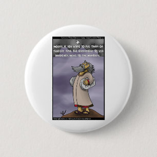 Moses & De 10 Twitter Hashtags Grappige Cadeaus &  Ronde Button 5,7 Cm