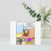 Moses & de Tien Suggesties Funny Gifts & T - shirt Briefkaart (Staand voorkant)