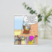 Moses & de Tien Suggesties Funny Gifts & T - shirt Briefkaart (Staand voorkant)