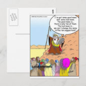 Moses & de Tien Suggesties Funny Gifts & T - shirt Briefkaart (Voorkant / Achterkant)