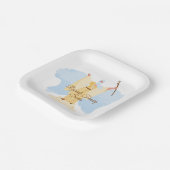 Moses die de Rooddoorvoerlade overschrijden Papieren Bordje (Gebogen)