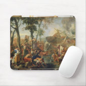 Moses Drawing Water from the Rock (olie op canvas) Muismat (Met muis)