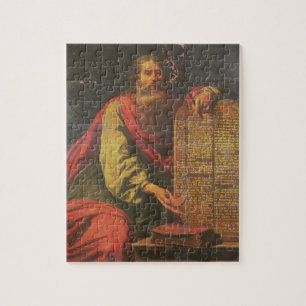 Moses en de tabletten van de wet legpuzzel