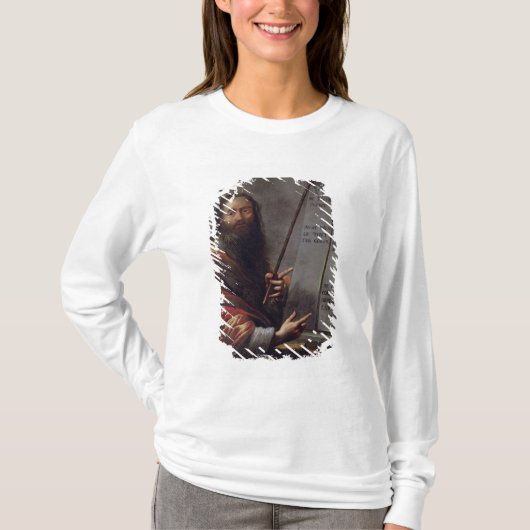 Moses en de tabletten van de wet t-shirt (Voorkant)