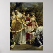 Moses gered uit de Nijl, c.1630 Poster (Voorkant)