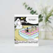 Moses in Hollywood Funny Gifts T - shirts Mok Kaar Briefkaart (Staand voorkant)