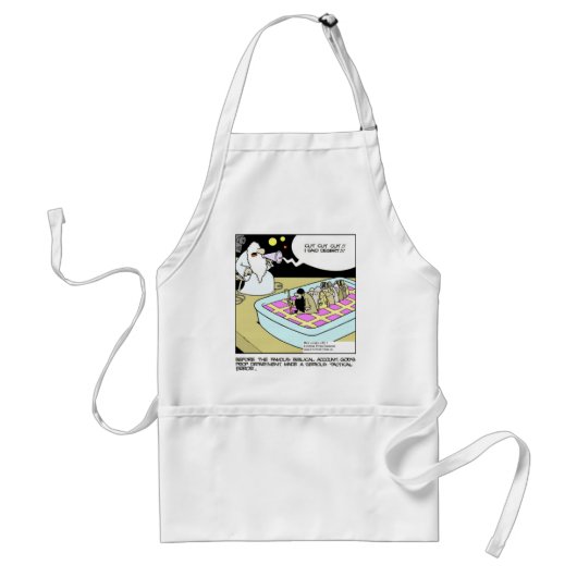 Moses in Hollywood Funny Gifts T - shirts Mok Kaar Standaard Schort (Voorkant)