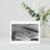 Moses Lake, WA Aerial Uitzicht of Town Photography Briefkaart (Staand voorkant)