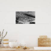 Moses Lake, WA Aerial Uitzicht of Town Photography Poster (Keuken)
