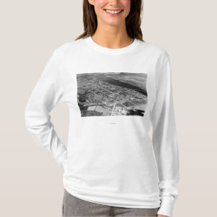Moses Lake, WA Aerial Uitzicht of Town Photography T-shirt
