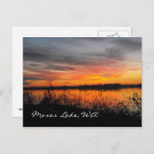 Moses Lake, WA sunset-postkaart Briefkaart (Voorkant / Achterkant)