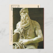 Moses, Michelangelo, S Pietro in Vincola Briefkaart (Voorkant / Achterkant)