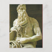 Moses, Michelangelo, S Pietro in Vincola Briefkaart (Voorkant)