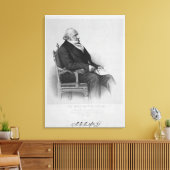 Moses Montefiore Canvas Afdruk (Insitu (Woonkamer))