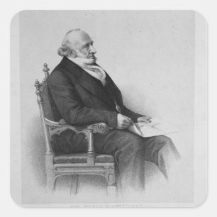 Moses Montefiore Vierkante Sticker