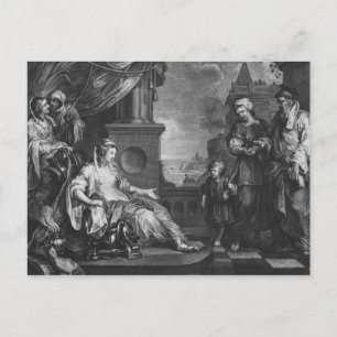 Moses naar de dochter van Pharoah, c.1752 Briefkaart
