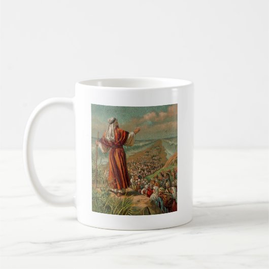 Moses Onderdelen het Rode Zee Koffiemok (Links)