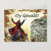 Moses Oy Gevalt! Briefkaart (Voorkant)