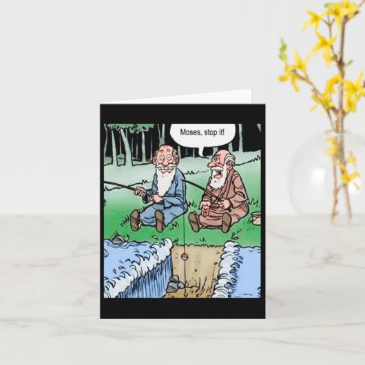 Moses Pole Gevist Kaart (Gele Bloem)