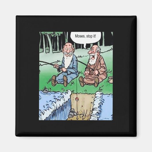Moses Pole Gevist Magneet (Voorkant)