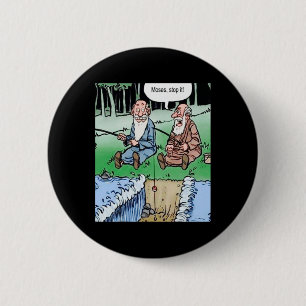 Moses Pole Gevist Ronde Button 5,7 Cm