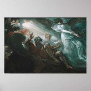 Moses shown the Promised Land Poster