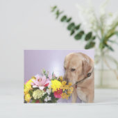 Moses Smells Flowers Briefkaart (Staand voorkant)