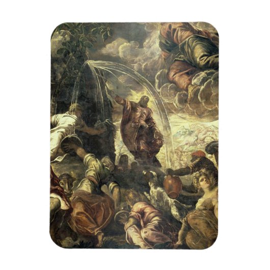 Moses Striking Water from the Rock, 1575 Magneet (Verticaal)