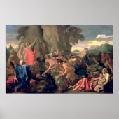 Moses Striking Water from the Rock, 1649 Poster (Voorkant)