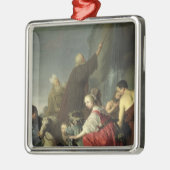 Moses Striking Water uit de rots Metalen Ornament (Links)