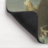 Moses Striking Water uit de rots Muismat (Hoek)