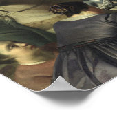 Moses Striking Water uit de rots Poster (Hoek)