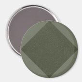 Mosgroen Diamant Patroon Magneet (Voorkant / Achterkant)
