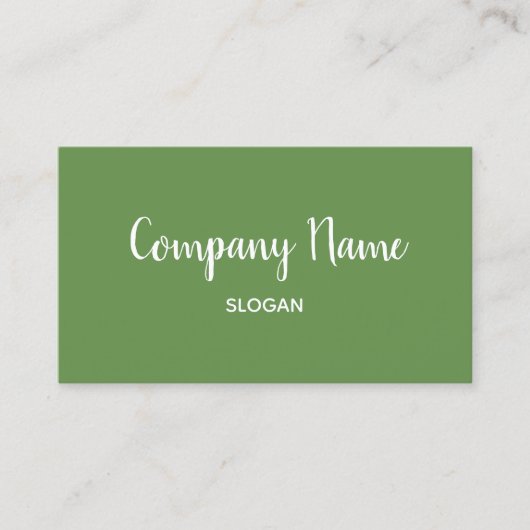 Mosgroen Visitekaartje (Voorkant)