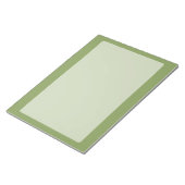 Mosgroene achtergrond effen kleur Pas deze aan Notitieblok (Schuin)