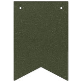 Mosgroene Bunting Banner – Aanpasbaar (Eerste vlag)