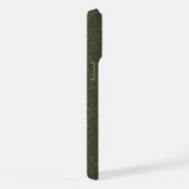 Mosgroene gespleten iPhone 15 Pro Max Hoes (Aangep Hoesje (Rechterkant)