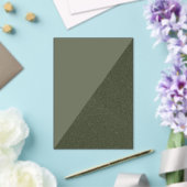 Mosgroene gestructureerde acryl uitnodiging (Insitu (Huwelijk))