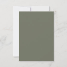 Mosgroene RSVP-antwoordkaart RSVP Kaartje