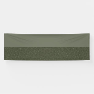 Mosgroene ruiseffect aangepaste banner