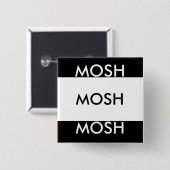 MOSH MOSH MOSH VIERKANTE BUTTON 5,1 CM (Voorkant /achterkant)