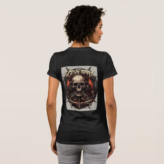 Mosh Pit Queen: T-shirt voor dames Death Metal (Achterkant volledig)