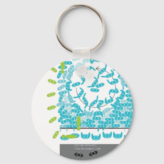 Mosh Pit Sleutelhanger. Infurchiaj Sleutelhanger (Voorkant)