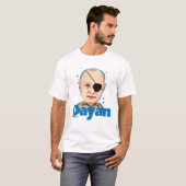 Moshe Dayan Israëlische politicus T-shirt (Voorkant volledig)