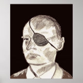 Moshe Dayan Poster (Voorkant)