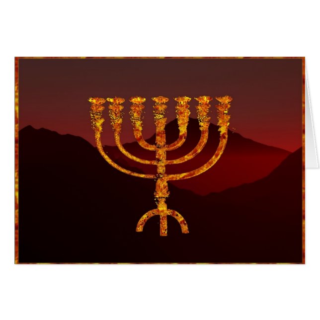 Moshe's Menora (Voorkant Horizontaal)