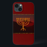 Moshe's Menorah Case-Mate iPhone Case<br><div class="desc">In de Torah Moshe Rabbenu wordt gezegd: "Je zult een Menorah van zuiver goud maken, geslagen, de Menorah wordt gemaakt, zijn basis, zijn tak, zijn goblets, zijn knoppen, en zijn bloemen zullen er vanaf worden gehammerd, " [Shmot 25:31] en later, "Zie, en bouw, volgens hun vorm die je op de...</div>