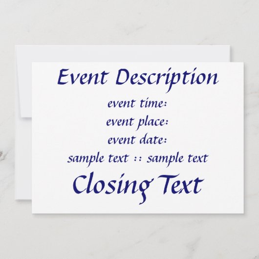 Moshe's Menorah Kaart (Achterkant)