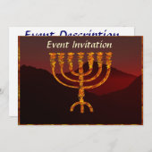 Moshe's Menorah Kaart (Voorkant / Achterkant)